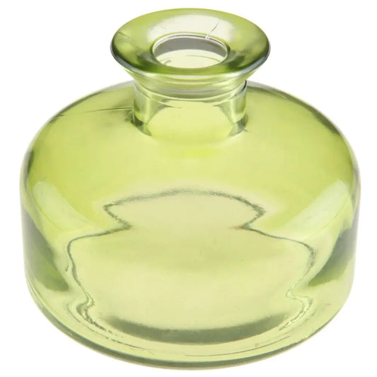 Vase "Trendy" Vert en Verre - Ø9 x H7 cm