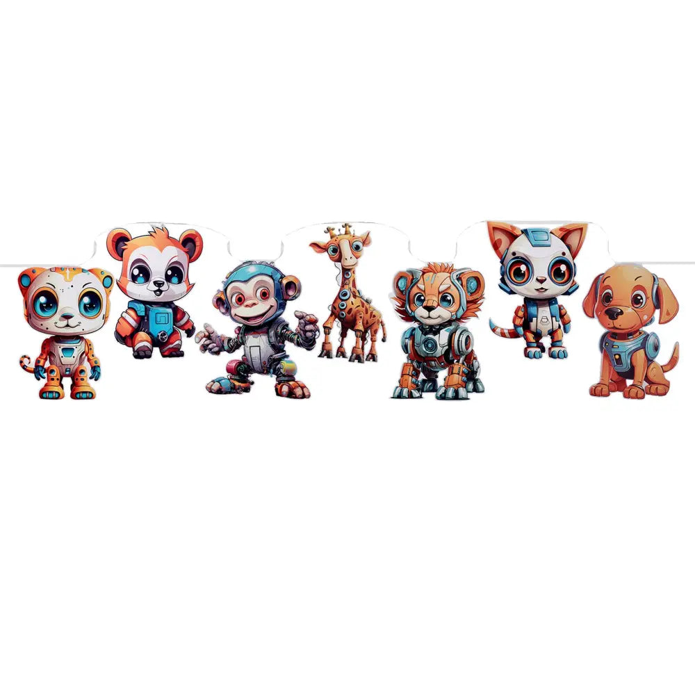 Banderole 3m - Happy cop's Multicolore