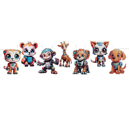 Banderole 3m - Happy cop's Multicolore