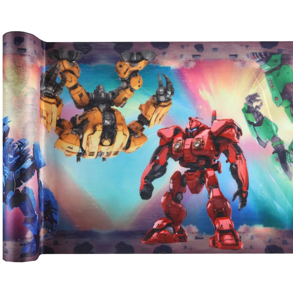 Chemin de table Autorobot Multicolore 30 cm - Rouleau de 5 mètres