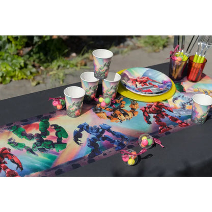 Chemin de table Autorobot Multicolore 30 cm - Rouleau de 5 mètres