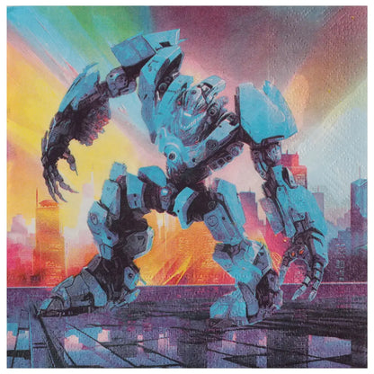 20 Serviettes en Papier 33x33cm - Autorobot Multicolore