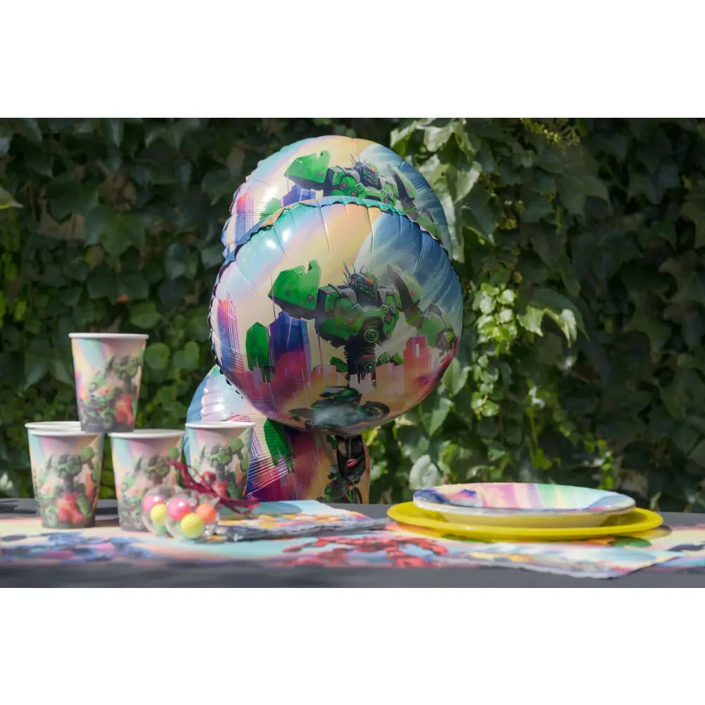 Ballon Alu Ø45 cm - Autorobot Multicolore