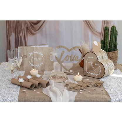 Décor Love Naturel - 24 x 10 x 25 cm