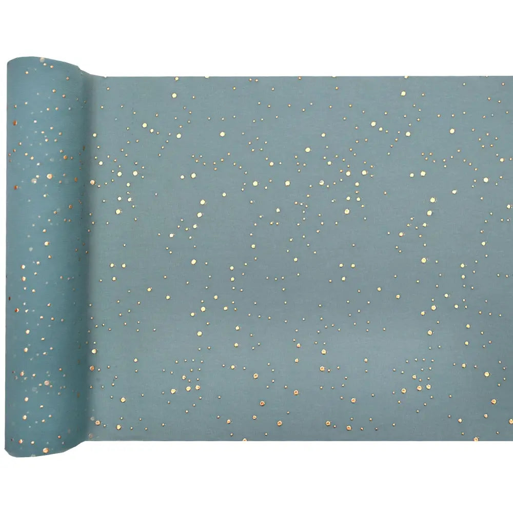 Chemin de table Bubbles Eucalyptus 27 cm - Rouleau de 3 mètres