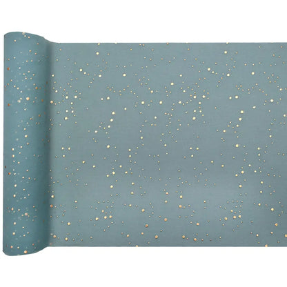 Chemin de table Bubbles Eucalyptus 27 cm - Rouleau de 3 mètres