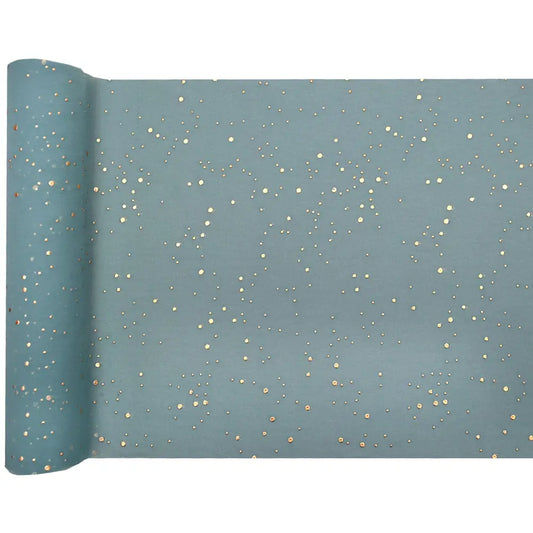 Chemin de table Bubbles Eucalyptus 27 cm - Rouleau de 3 mètres