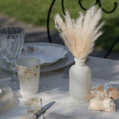 Vase Vintage Ivoire - Ø 6 x12cm
