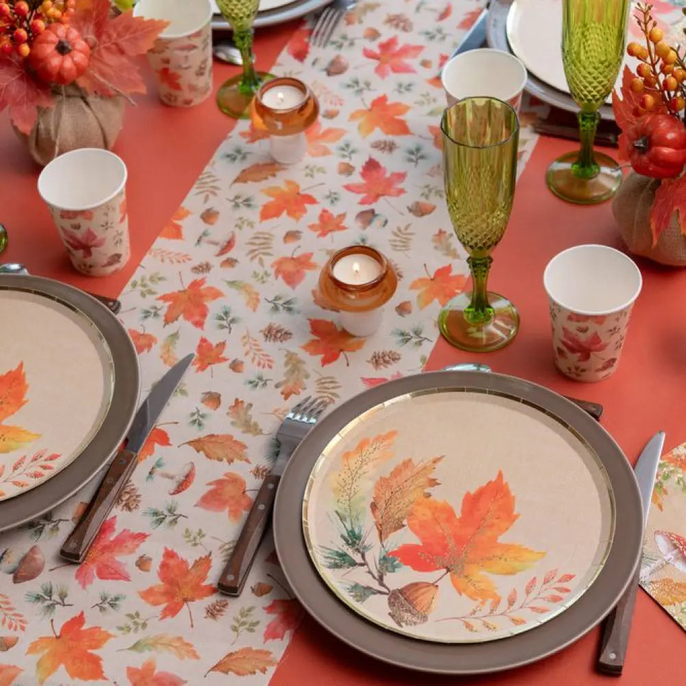 Chemin de Table - Automne Multicolore - 28cm x 3m