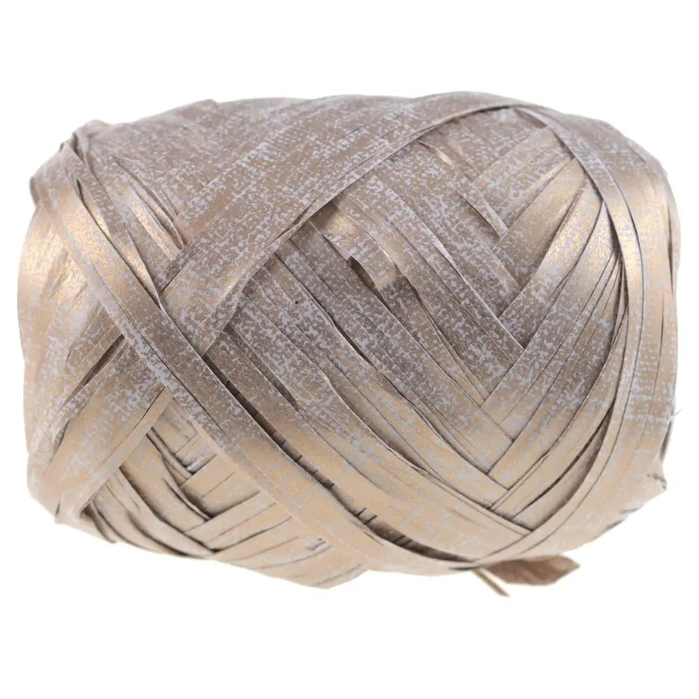 Raphia Doré Ivoire - 6mm - Bobine de 20 m