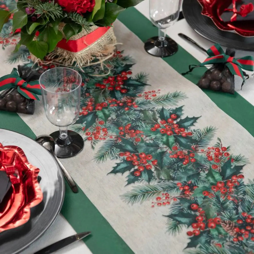 Chemin de Table "Tartan de Noël" - 30cm x 5m