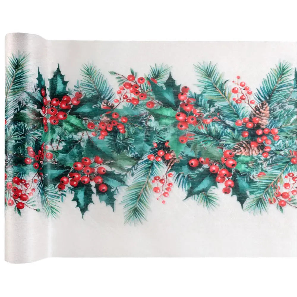 Chemin de Table "Tartan de Noël" - 30cm x 5m