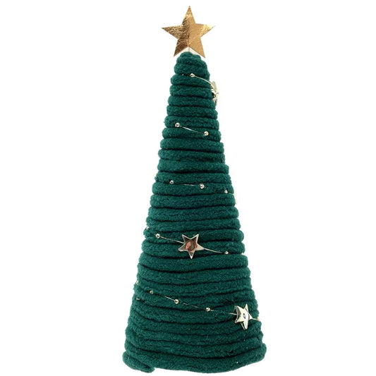Sapin de Noël "Cosy" Vert Sapin - Ø 6.5 x 18cm