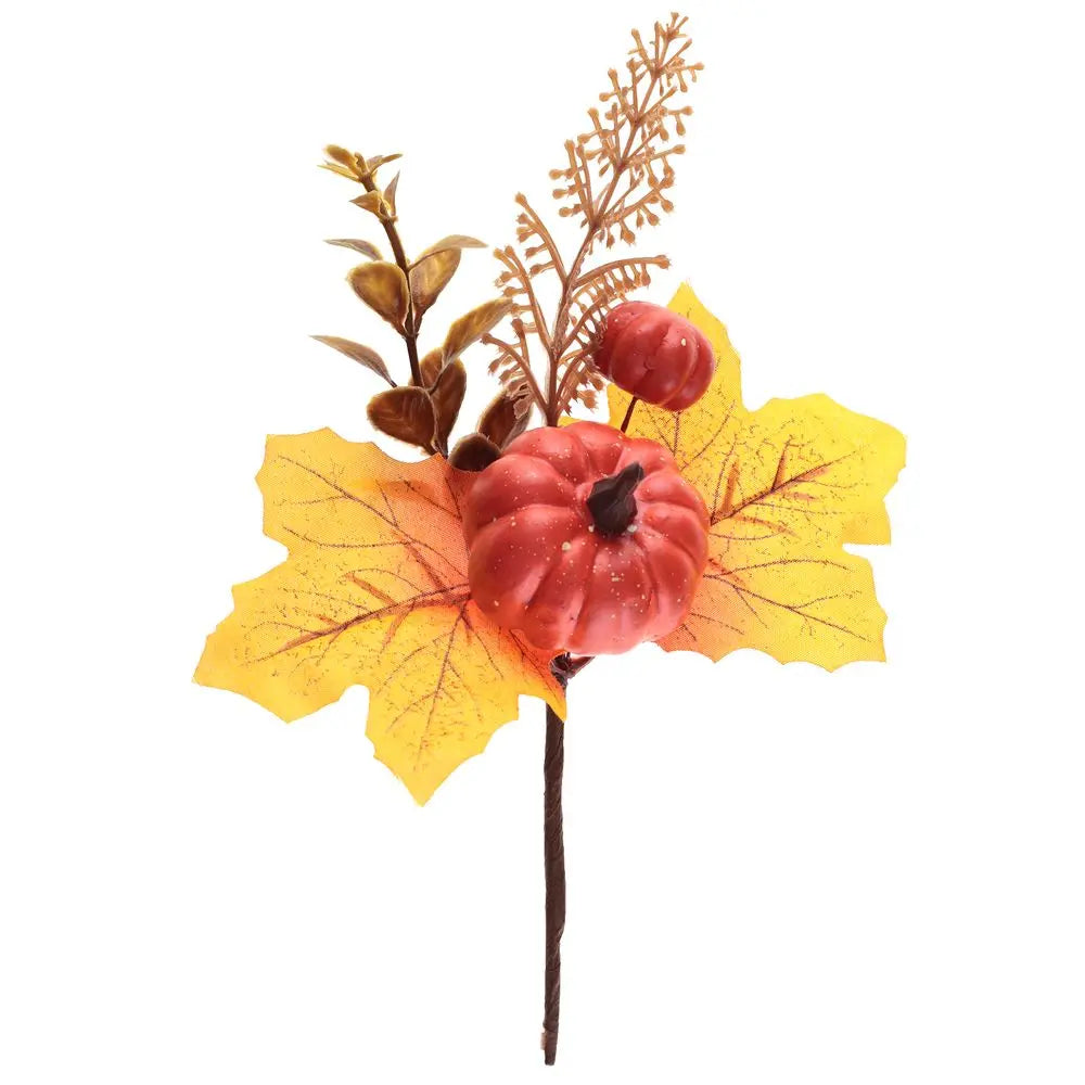 Branche Automnale Orange - 16x23cm - vendu à la pièce