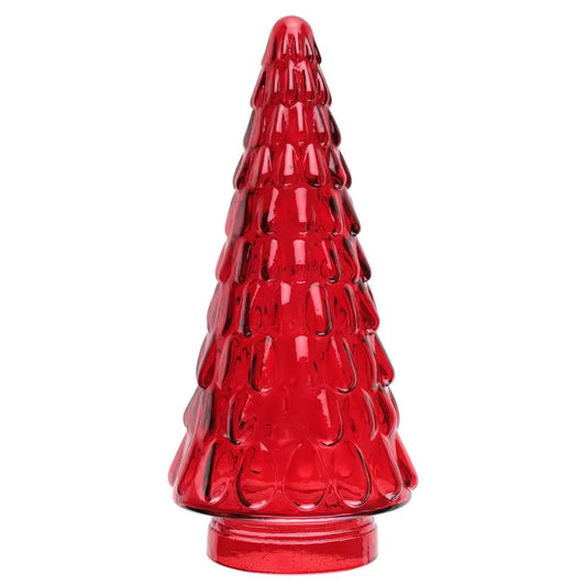 "Sapin Conique" Rouge - Ø 7.5 x 15cm