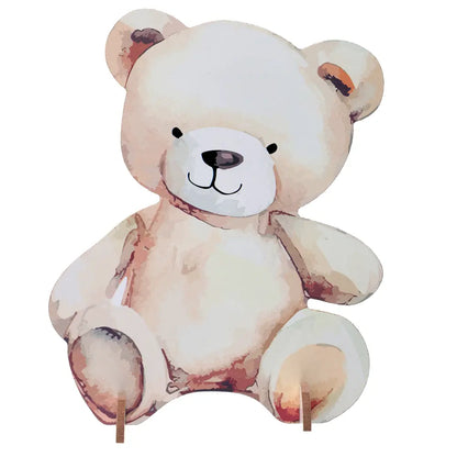 Décor "Little Teddy" Ivoire - 16 x 4 x 20 cm