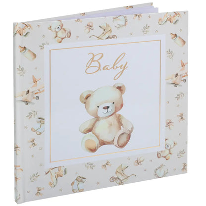 Livre d'Or "Little Teddy" Ivoire - 24x24cm