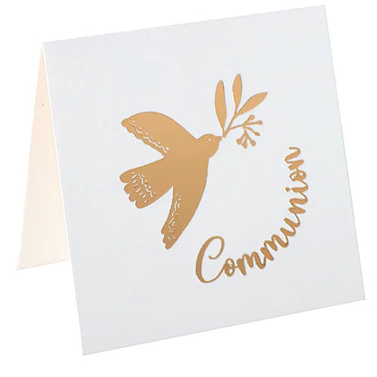 10 Marques-places "Cérémonie Birdy" Blanc - 5 x 5 cm