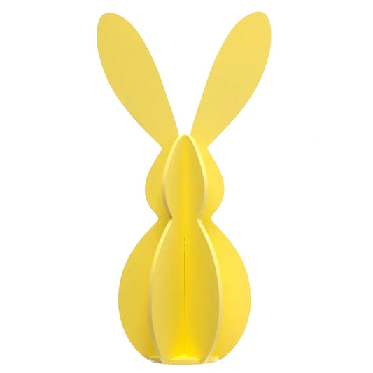Déco Lapin Jaune - 10 x 20.5 cm