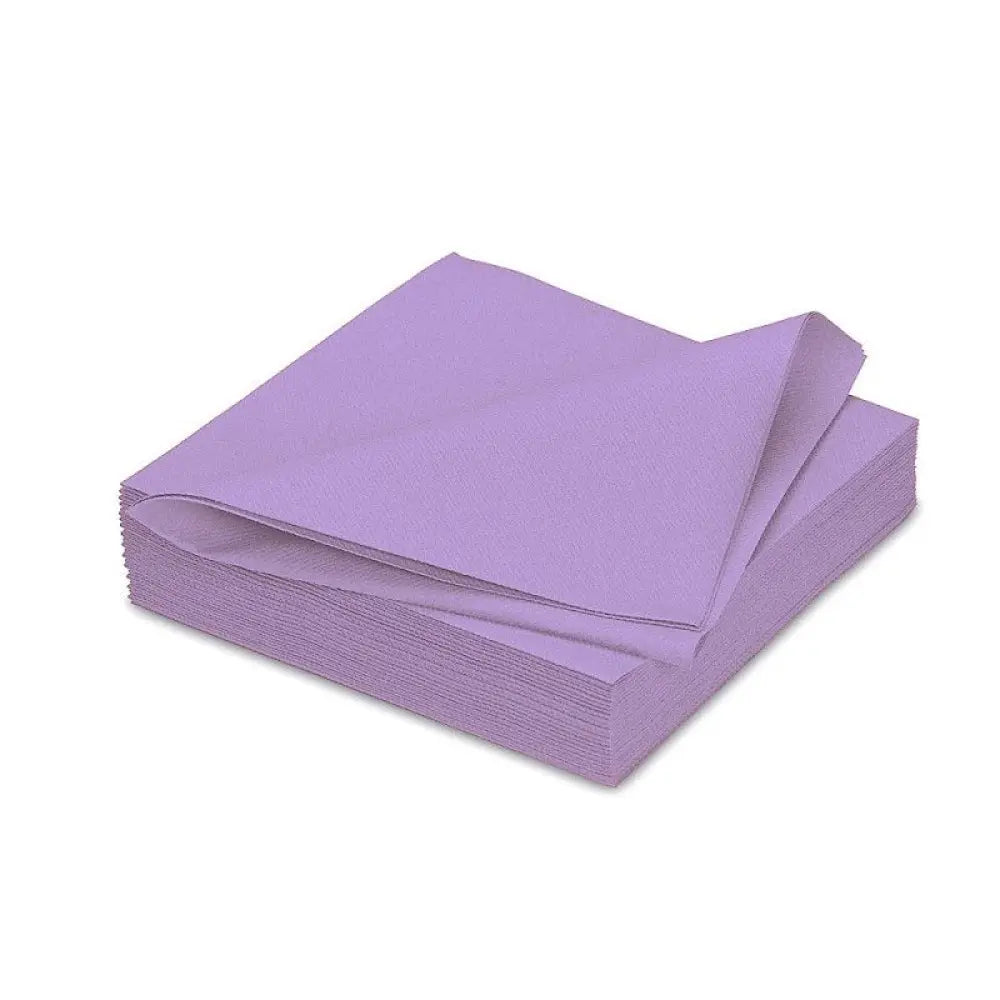 50 Serviettes Airlaid 40x40cm - Parme