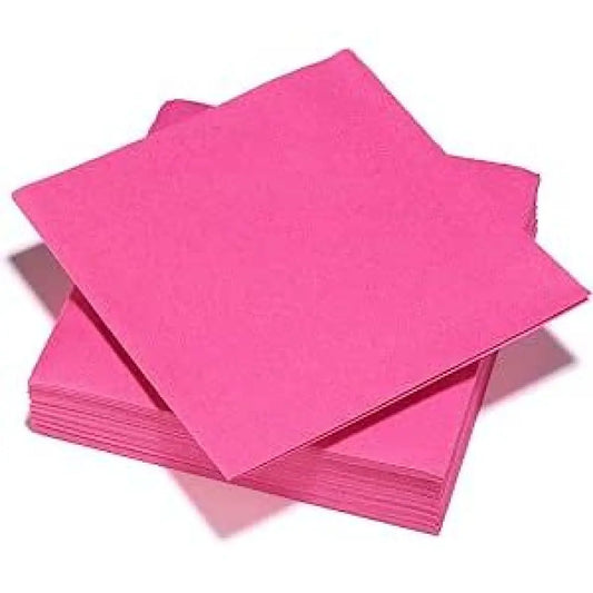 50 Serviettes Airlaid 40x40cm - Fushcia