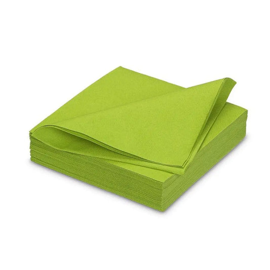 50 Serviettes Airlaid 40x40cm - Kiwi