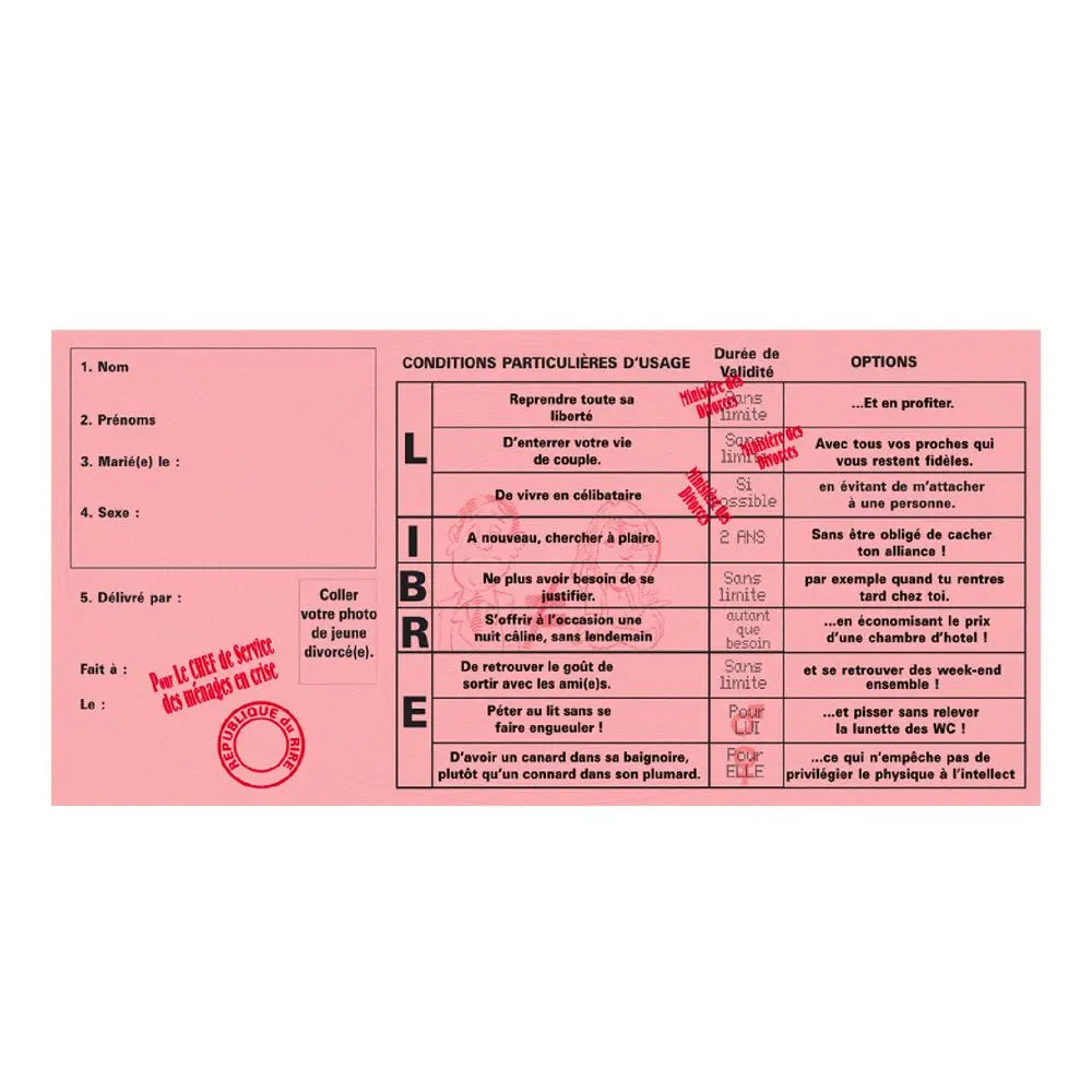 Permis de Divorcer