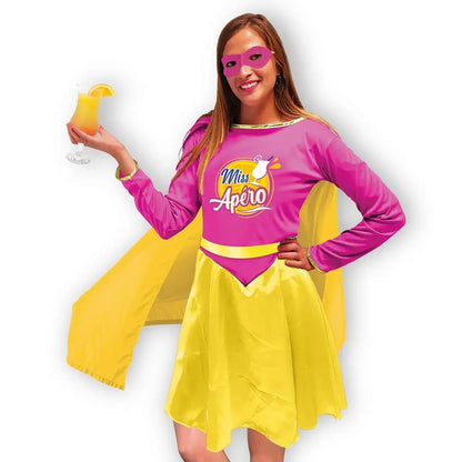 Costume Femme Miss Apéro - Taille Unique