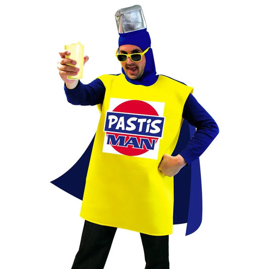 Costume Homme Pastis Man - Taille Unique