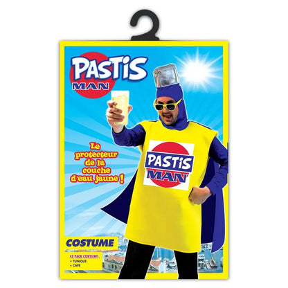 Costume Homme Pastis Man - Taille Unique