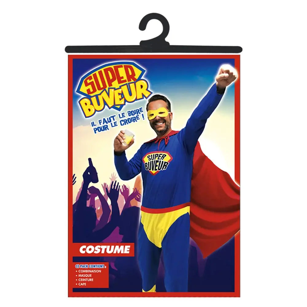 Costume Homme Super Buveur - Taille Unique