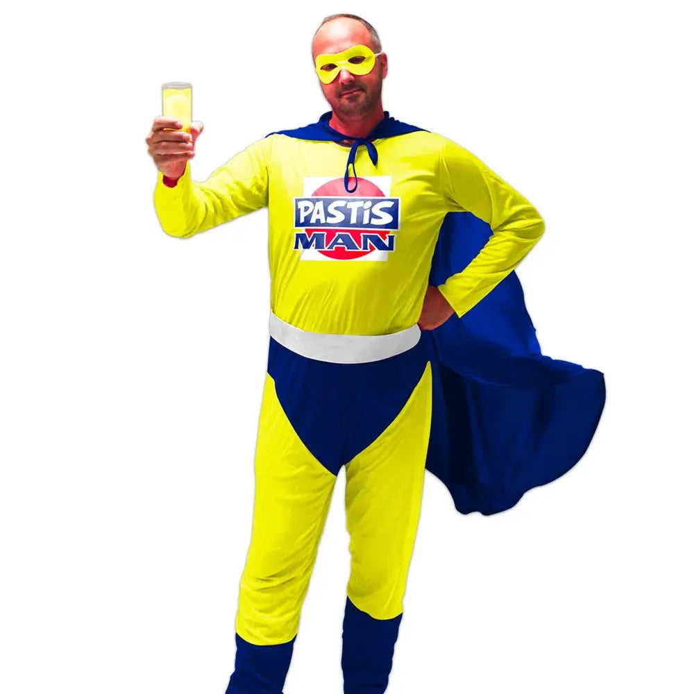 Costume Homme Pastis Man - Taille Unique