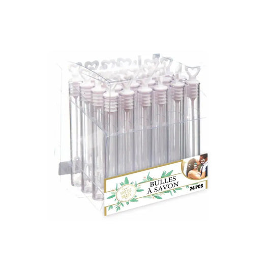 Pack de 24 Tubes à Bulles - Mariage