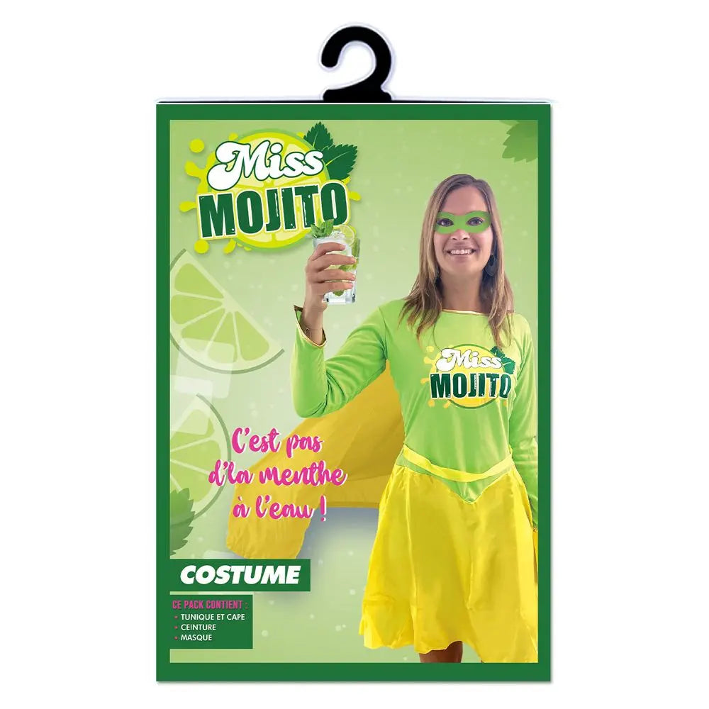 Costume Femme Miss Mojito - Taille Unique