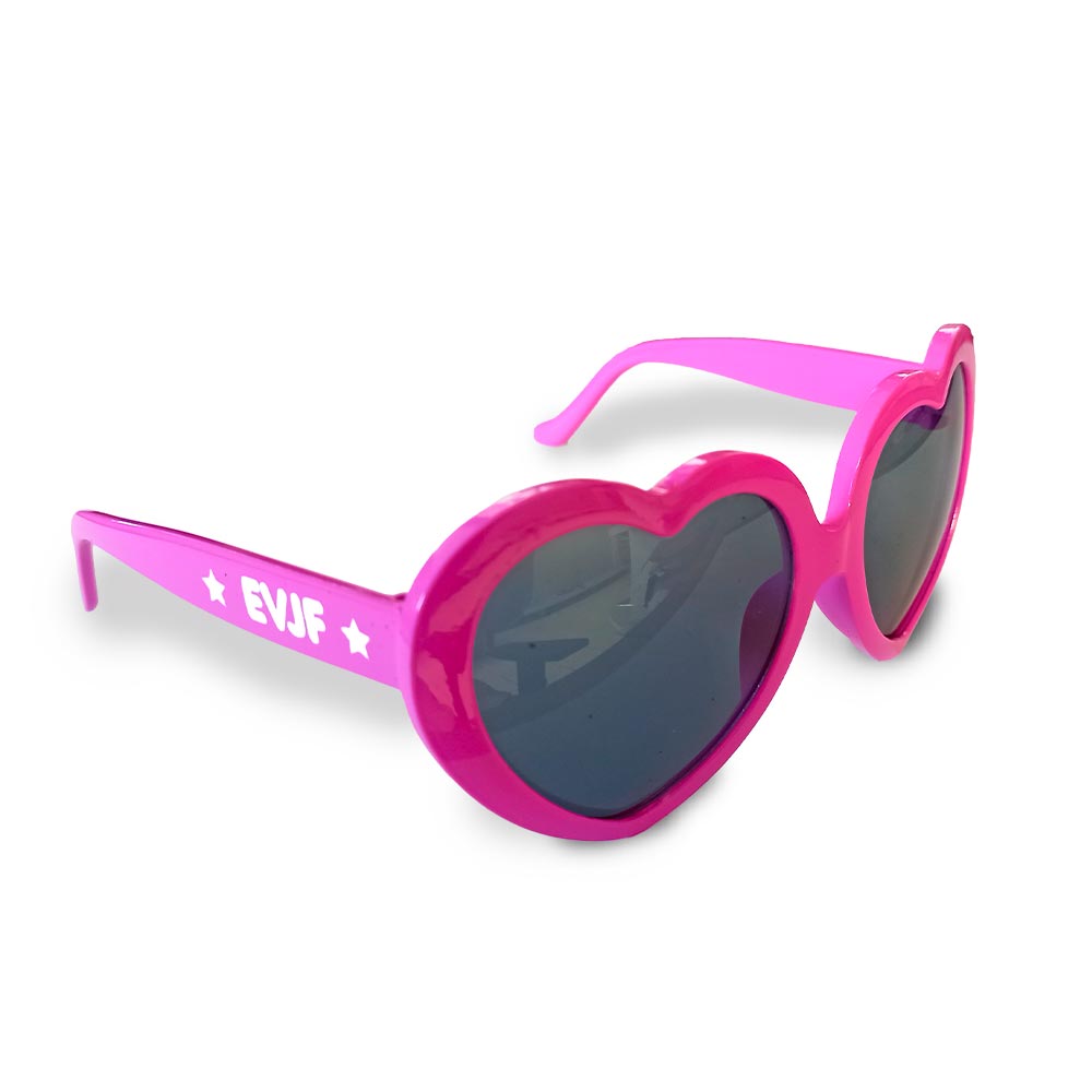 LUNETTES  COEUR ROSE EVJF