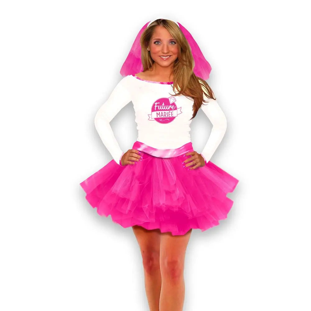 Costume Femme Super Future Mariée - Taille Unique