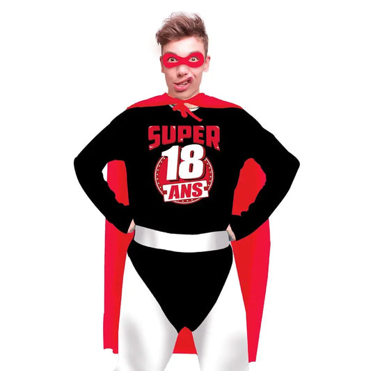 Costume Homme Super 18 Ans - Taille Unique