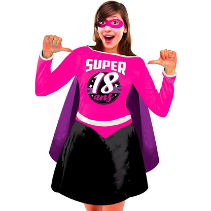 Costume Femme Super 18 Ans - Taille Unique