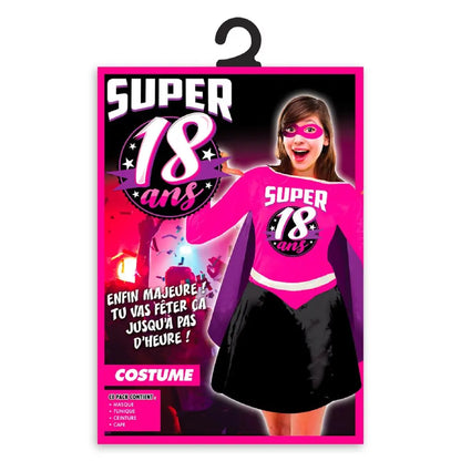Costume Femme Super 18 Ans - Taille Unique