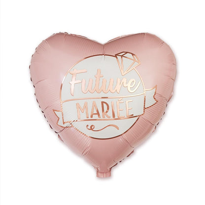 BALLON METAL COEUR "FUTURE MARIEE"