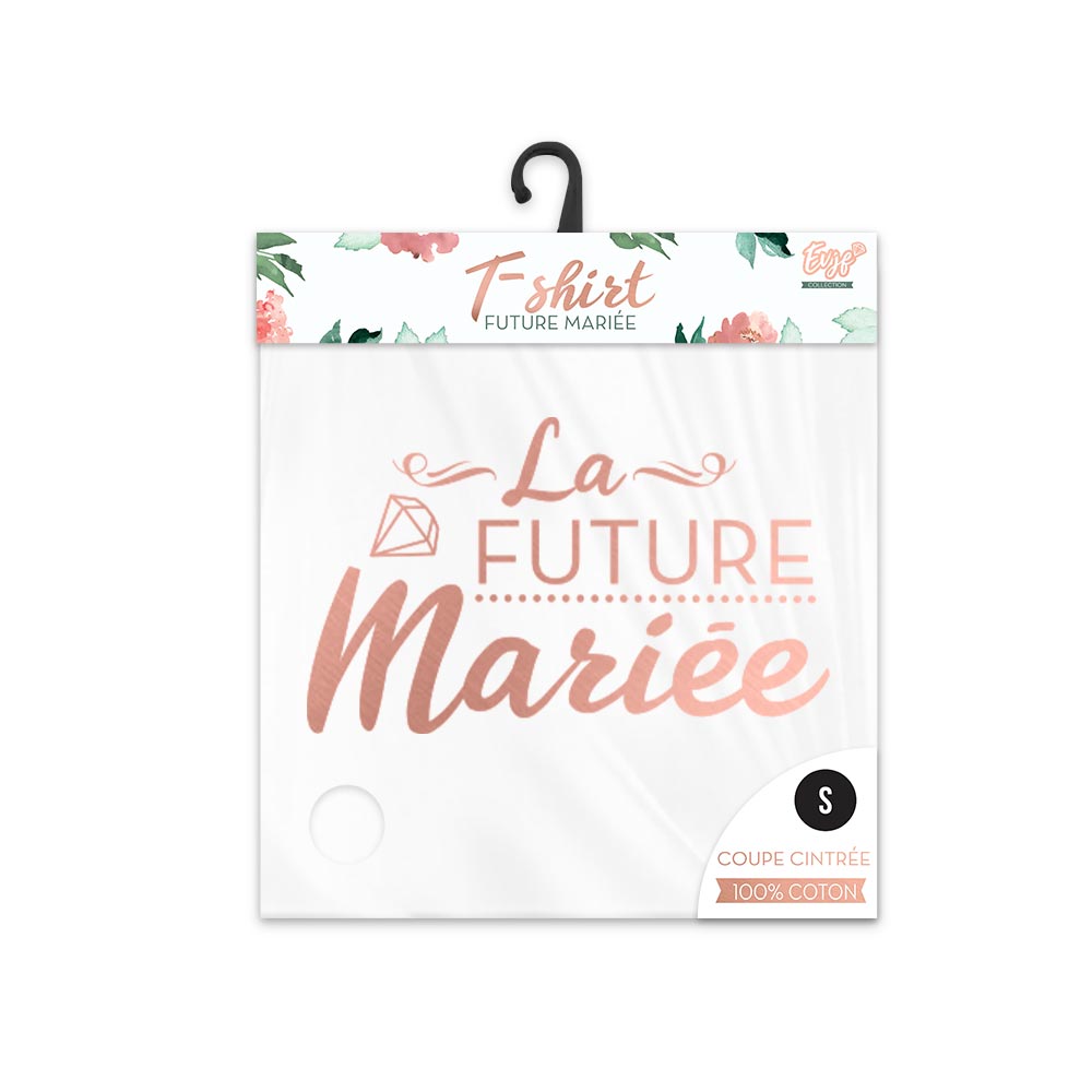 T SHIRT "FUTURE MARIEE" TAILLE S