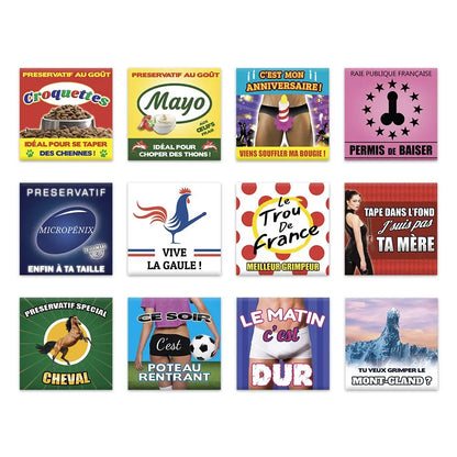 Préservatif Humoristique (Coloris au choix)