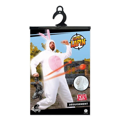 Costume Homme Super Lapin - Taille Unique
