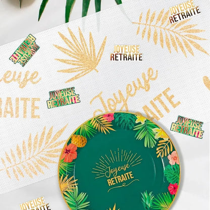 20 Duo Décos de Table - ''Joyeuse Retraite''