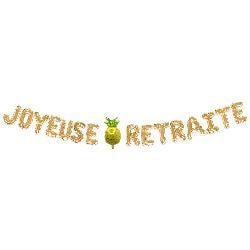 Guirlande Ballons Lettres ''Joyeuse Retraite"