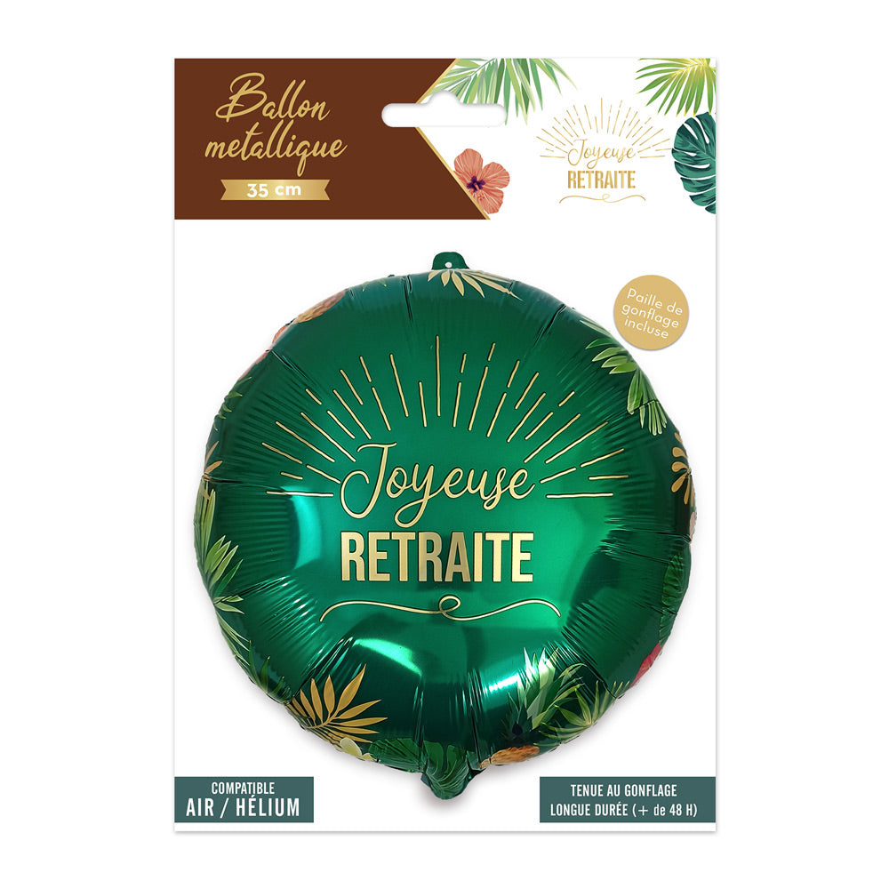 BALLON ALUMINIUM  "JOYEUSE RETRAITE"