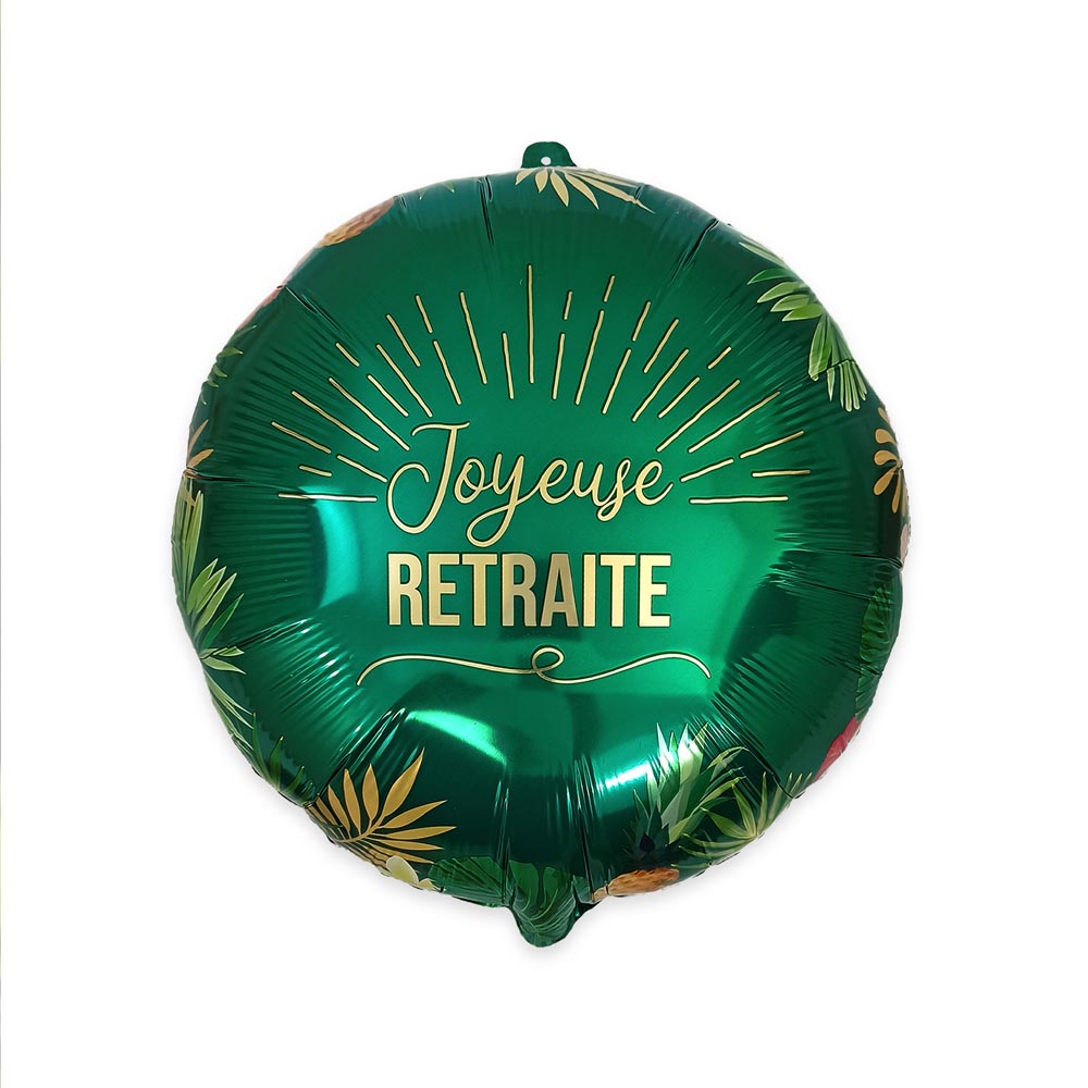 BALLON ALUMINIUM  "JOYEUSE RETRAITE"