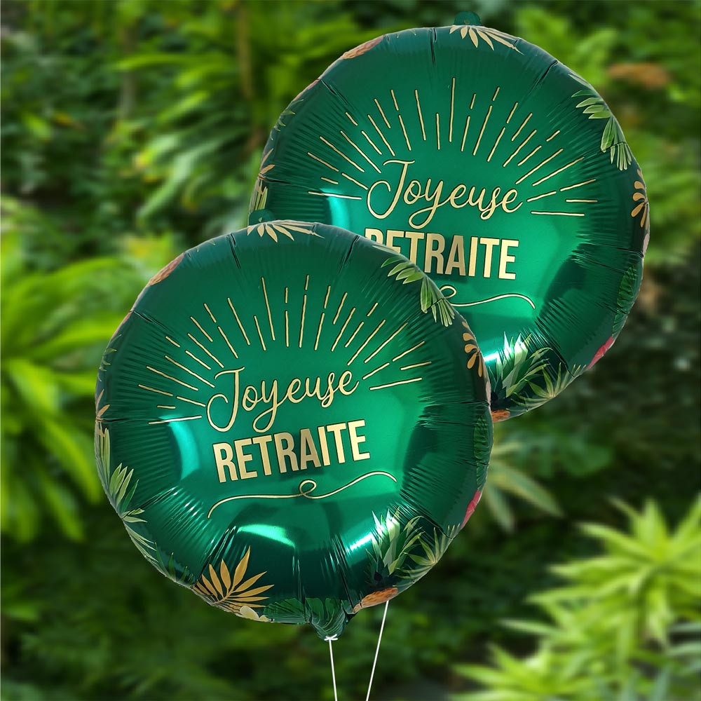 BALLON ALUMINIUM  "JOYEUSE RETRAITE"