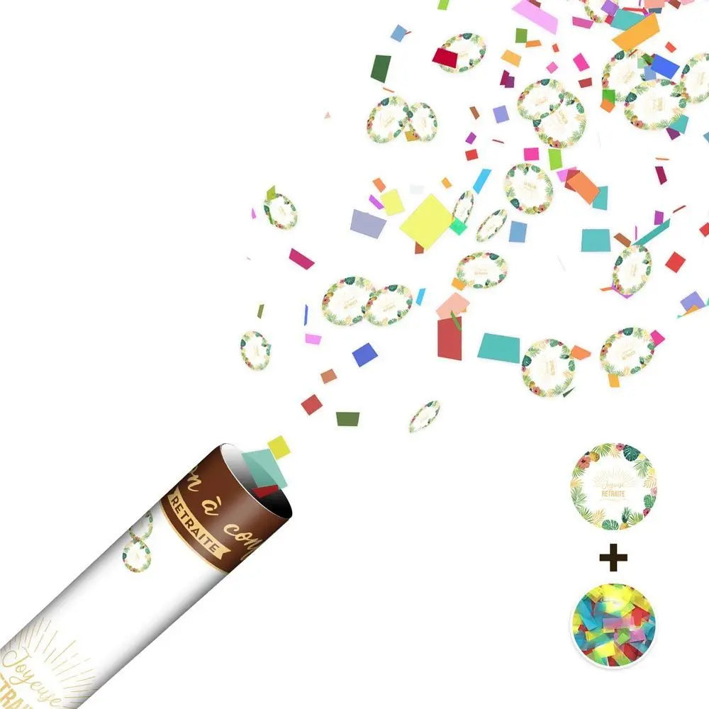 Canon à Confettis - ''Joyeuse Retraite''