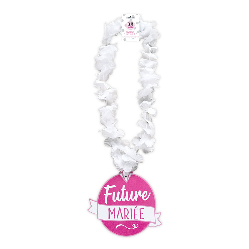 COLLIER FLEURS VIE JEUNE FILLE 